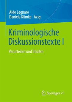 Cover Kriminologische Diskussionstexte I (eBook, PDF)