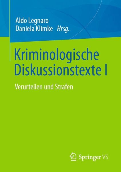 Kriminologische Diskussionstexte I (eBook, PDF) Kriminologische Diskussionstexte I (eBook, PDF)