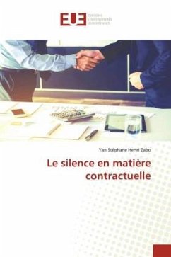 Le silence en matière contractuelle - Zabo, Yan Stéphane Hervé