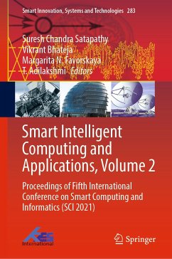 Smart Intelligent Computing and Applications, Volume 2 (eBook, PDF)