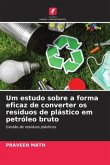 Um estudo sobre a forma eficaz de converter os resíduos de plástico em petróleo bruto