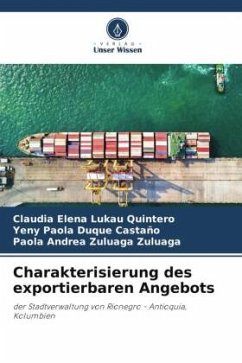 Charakterisierung des exportierbaren Angebots - Lukau Quintero, Claudia Elena;Duque Castaño, Yeny Paola;Zuluaga Zuluaga, Paola Andrea