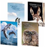 4er-Set Grußkarten »Tierische Weisheiten« 4er-Set Grußkarten »Tierische Weisheiten«