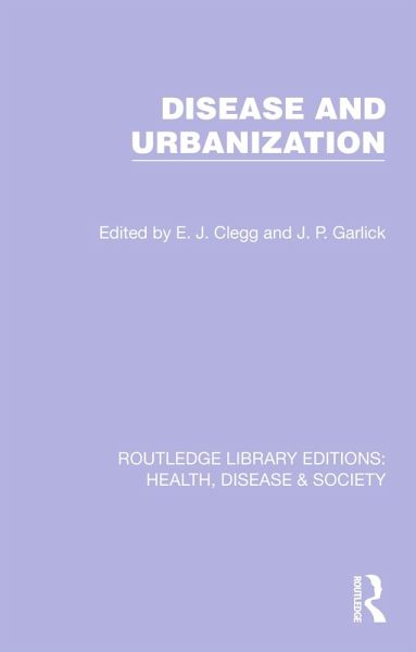 Disease and Urbanization (eBook, ePUB)