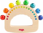 HABA 306519 - Schellenkranz Regenbogen, Kinder-Musikinstrument, 11,5cm