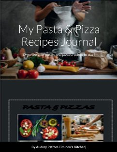 My Pasta & Pizza Recipes Notebook - P, Audrey