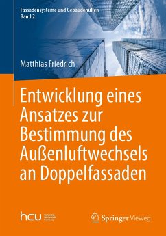 Entwicklung eines Ansatzes zur Bestimmung des Außenluftwechsels an Doppelfassaden (eBook, PDF) - Friedrich, Matthias
