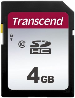 Cover Transcend SDHC 300S 4GB Class 10