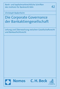 Die Corporate Governance der Bankaktiengesellschaft (eBook, PDF) - Badenheim, Christoph