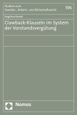 Clawback-Klauseln im System der Vorstandsvergütung (eBook, PDF)