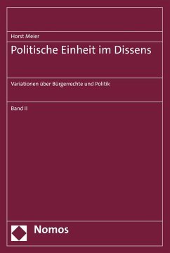 Politische Einheit im Dissens (eBook, PDF) - Meier, Horst