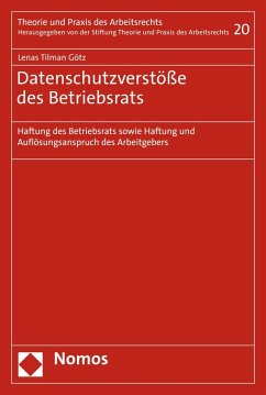 Datenschutzverstöße des Betriebsrats (eBook, PDF) - Götz, Lenas Tilman