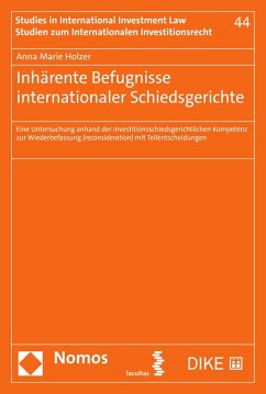 Inhärente Befugnisse internationaler Schiedsgerichte (eBook, PDF) - Holzer, Anna Marie