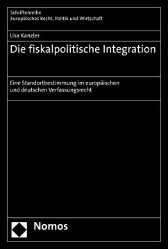 Cover Die fiskalpolitische Integration (eBook, PDF)