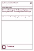 Die Innenhaftung der Vorstandsmitglieder einer Aktiengesellschaft bei Kollegialentscheidungen (eBook, PDF)