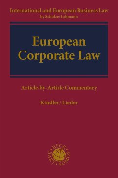 Cover European Corporate Law (eBook, PDF)