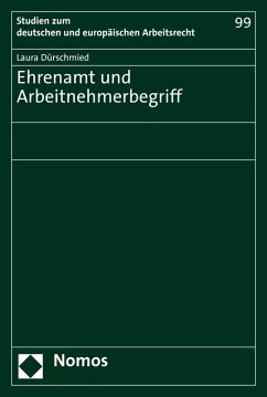 Ehrenamt und Arbeitnehmerbegriff (eBook, PDF) Cover Ehrenamt und Arbeitnehmerbegriff (eBook, PDF)