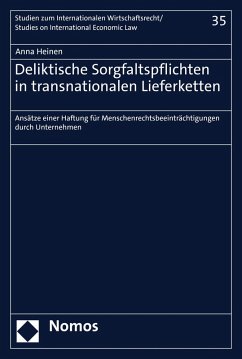 Cover Deliktische Sorgfaltspflichten in transnationalen Lieferketten (eBook, PDF)