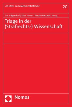 Triage in der (Strafrechts-) Wissenschaft (eBook, PDF)