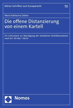 Cover Die offene Distanzierung von einem Kartell (eBook, PDF)