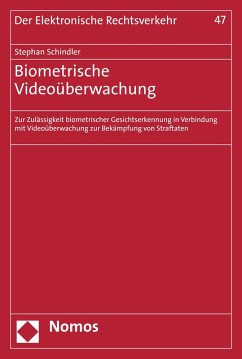 Biometrische Videoüberwachung (eBook, PDF) - Schindler, Stephan
