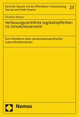 Verfassungsrechtliche Legislativpflichten im Umsatzsteuerrecht (eBook, PDF)