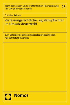 Cover Verfassungsrechtliche Legislativpflichten im Umsatzsteuerrecht (eBook, PDF)