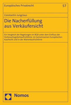Die Nacherfüllung aus Verkäufersicht (eBook, PDF) - Jungclaus, Constantin