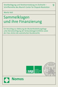 Sammelklagen und ihre Finanzierung (eBook, PDF) - Voit, Moritz