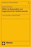 ÖPNV als Bestandteil und Gegenstand der Verkehrswende (eBook, PDF)