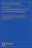 Internationale Investitionen in Form von Gesellschaftsbeteiligungen (eBook, PDF)