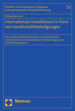 Internationale Investitionen in Form von Gesellschaftsbeteiligungen (eBook, PDF) - Berrsche, Philipp