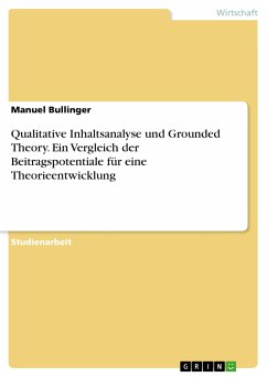 Qualitative Inhaltsanalyse und Grounded Theory. Ein Vergleich der Beitragspotentiale für eine Theorieentwicklung (eBook, PDF)