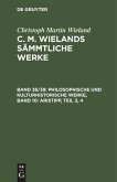 Philosophische und kulturhistorische Werke, Band 10: Aristipp, Teil 3, 4
