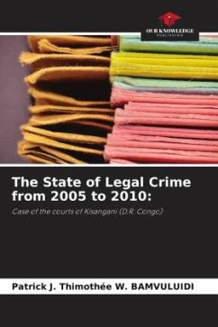 Cover The State of Legal Crime from 2005 to 2010: