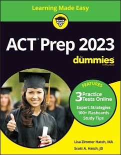 ACT Prep 2023 For Dummies with Online Practice (eBook, PDF) - Hatch, Scott A.; Hatch, Lisa Zimmer