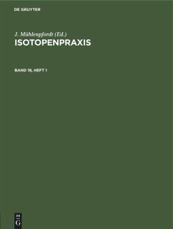 Isotopenpraxis. Band 18, Heft 1