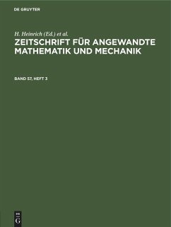 Zeitschrift für Angewandte Mathematik und Mechanik. Band 57, Heft 3