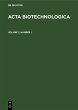 Acta Biotechnologica. Volume 7, Number 1 - Bild 1