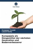 Kunapajala als Düngemittel der nächsten Generation und Bodenverbesserer