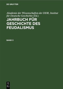 Cover Jahrbuch für Geschichte des Feudalismus. Band 3