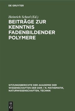 Cover Beiträge zur Kenntnis fadenbildender Polymere