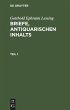 Gotthold Ephraim Lessing: Briefe,... - Bild 1