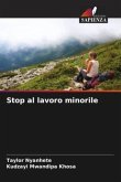 Stop al lavoro minorile