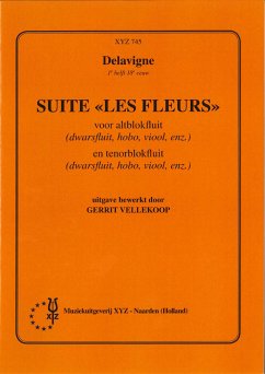 Suite Les fleurs for treble and tenor recorders Partitur