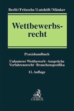 Wettbewerbsrecht - Berlit, Wolfgang;Fritzsche, Jörg;Lutzhöft, Niels