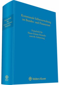 Cover Kommunale Selbstverwaltung im Bundes- und Finanzstaat