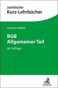 BGB Allgemeiner Teil - Köhler, Helmut;Lange, Heinrich