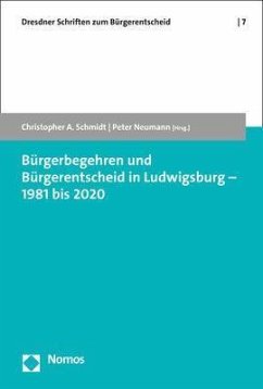 Cover Bürgerbegehren und Bürgerentscheid in Ludwigsburg - 1981 bis 2020