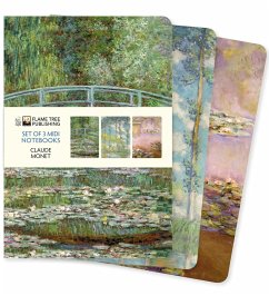 Claude Monet Set of 3 MIDI Notebooks - Flame Tree Publishing